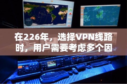 在226年，选择VPN线路时，用户需要考虑多个因素，包括网络的安全性、兼容性、流量控制、设备支持以及数据保护措施。以下是一些推荐的VPN线路和推荐平台，供你参考
