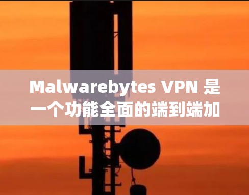 Malwarebytes VPN 是一个功能全面的端到端加密VPN服务，提供端到端加密、多端口配置、多因素认证和端到端设计，适合需要高度安全性和灵活配置的用户。以下是其主要特点的总结