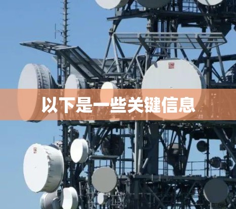 以下是一些关键信息 以下是一些关键信息