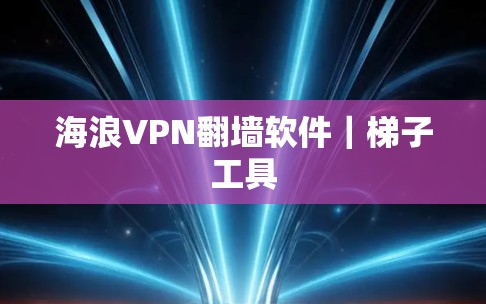 海浪VPN翻墙软件｜梯子工具