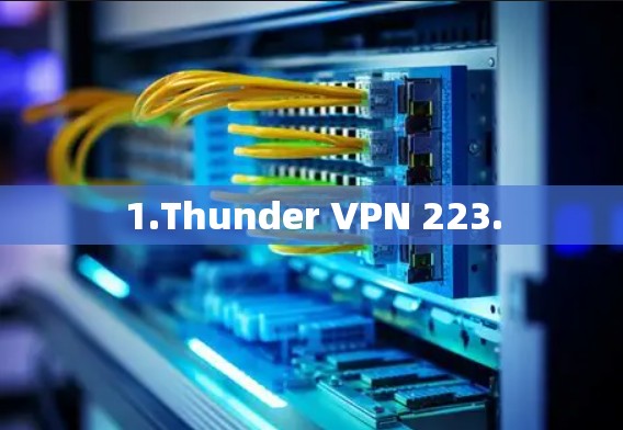 1.Thunder VPN 223. 1.Thunder VPN 223.