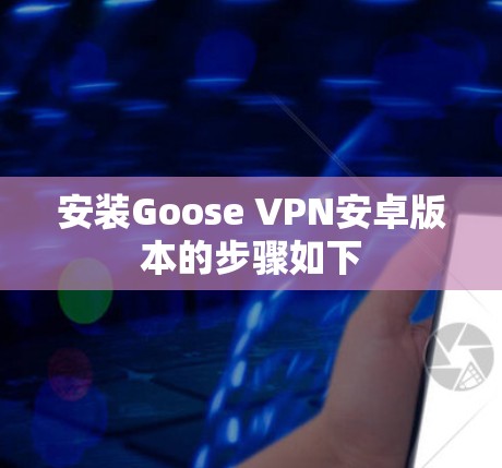 安装Goose VPN安卓版本的步骤如下 安装Goose VPN安卓版本的步骤如下