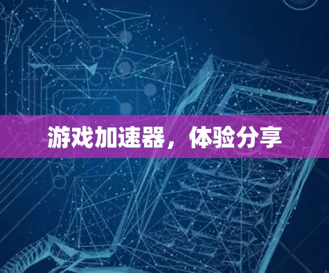 游戏加速器,体验分享 游戏加速器,体验分享