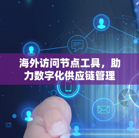 海外访问节点工具,助力数字化供应链管理 海外访问节点工具,助力数字化供应链管理