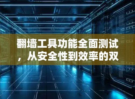 翻墙工具功能全面测试,从安全性到效率的双重保障 翻墙工具功能全面测试,从安全性到效率的双重保障