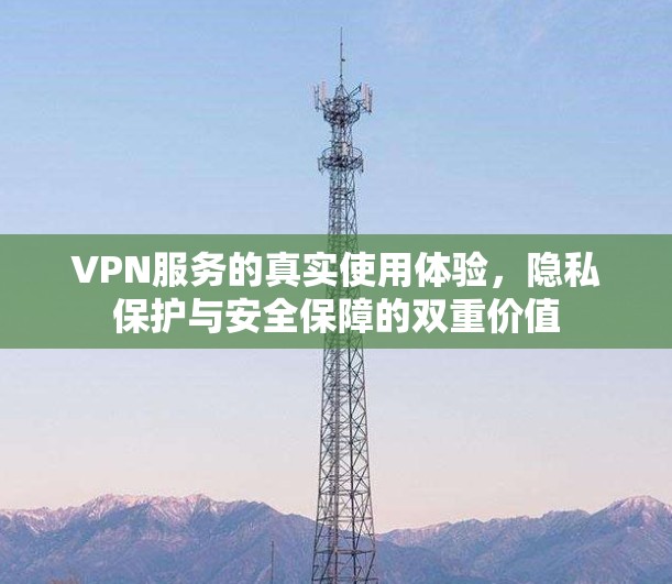 VPN服务的真实使用体验,隐私保护与安全保障的双重价值 VPN服务的真实使用体验,隐私保护与安全保障的双重价值