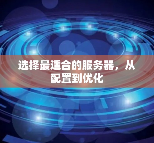 选择最适合的服务器,从配置到优化 选择最适合的服务器,从配置到优化
