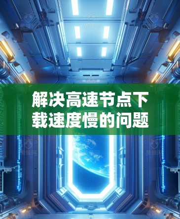 解决高速节点下载速度慢的问题可以通过以下步骤进行