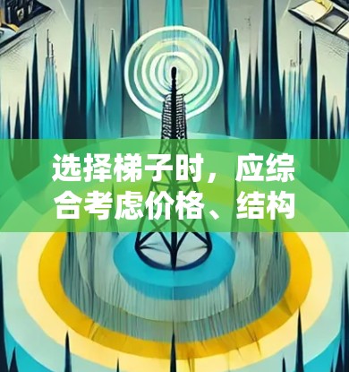 选择梯子时，应综合考虑价格、结构、强度、用途、颜色、维护需求和适用场景等多个因素。以下是详细的建议